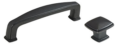 Archbold Furniture Amish Essentials Handle and Knob Champ Gun Metal CG