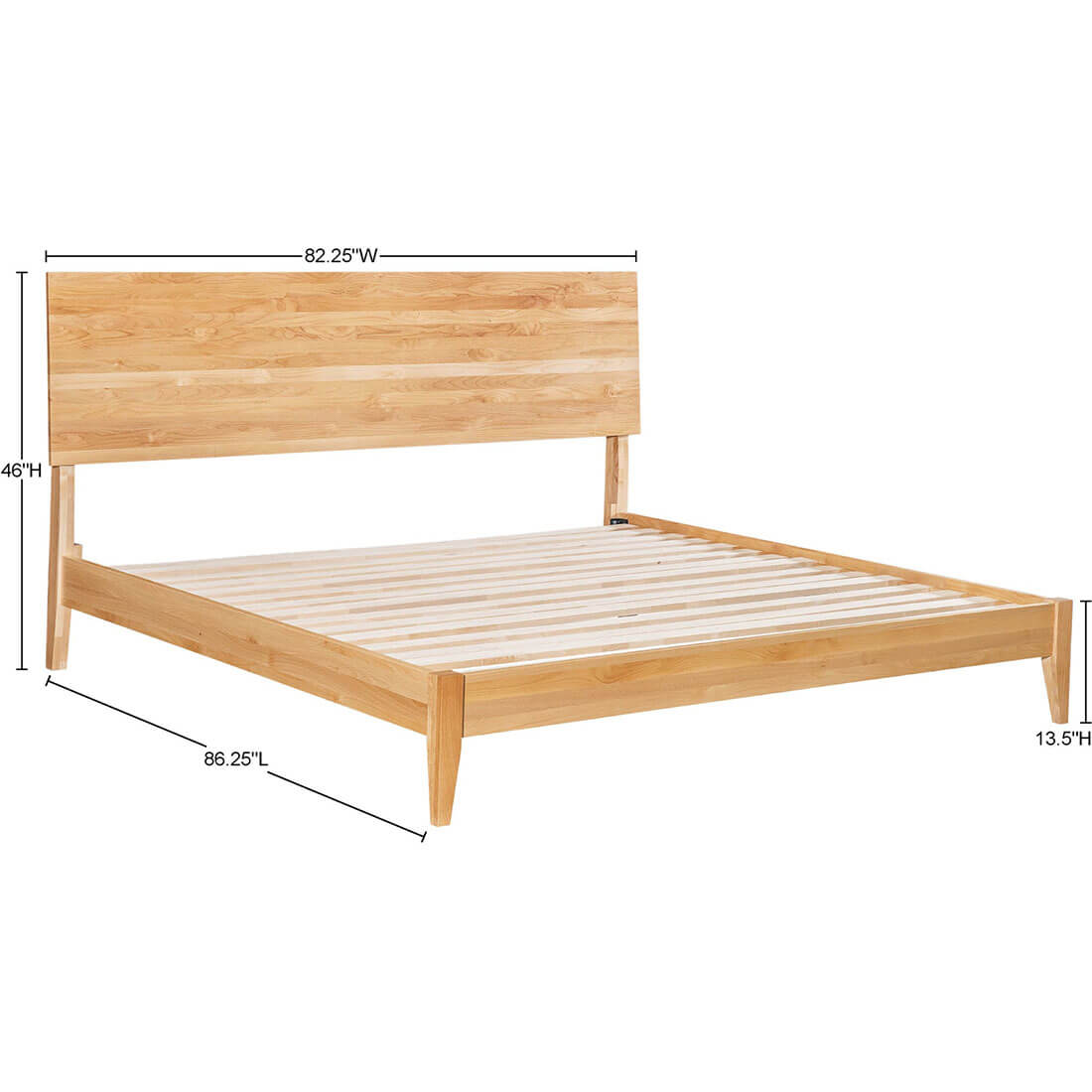 Archbold Furniture 2 West Modern Platform King Bed Specs