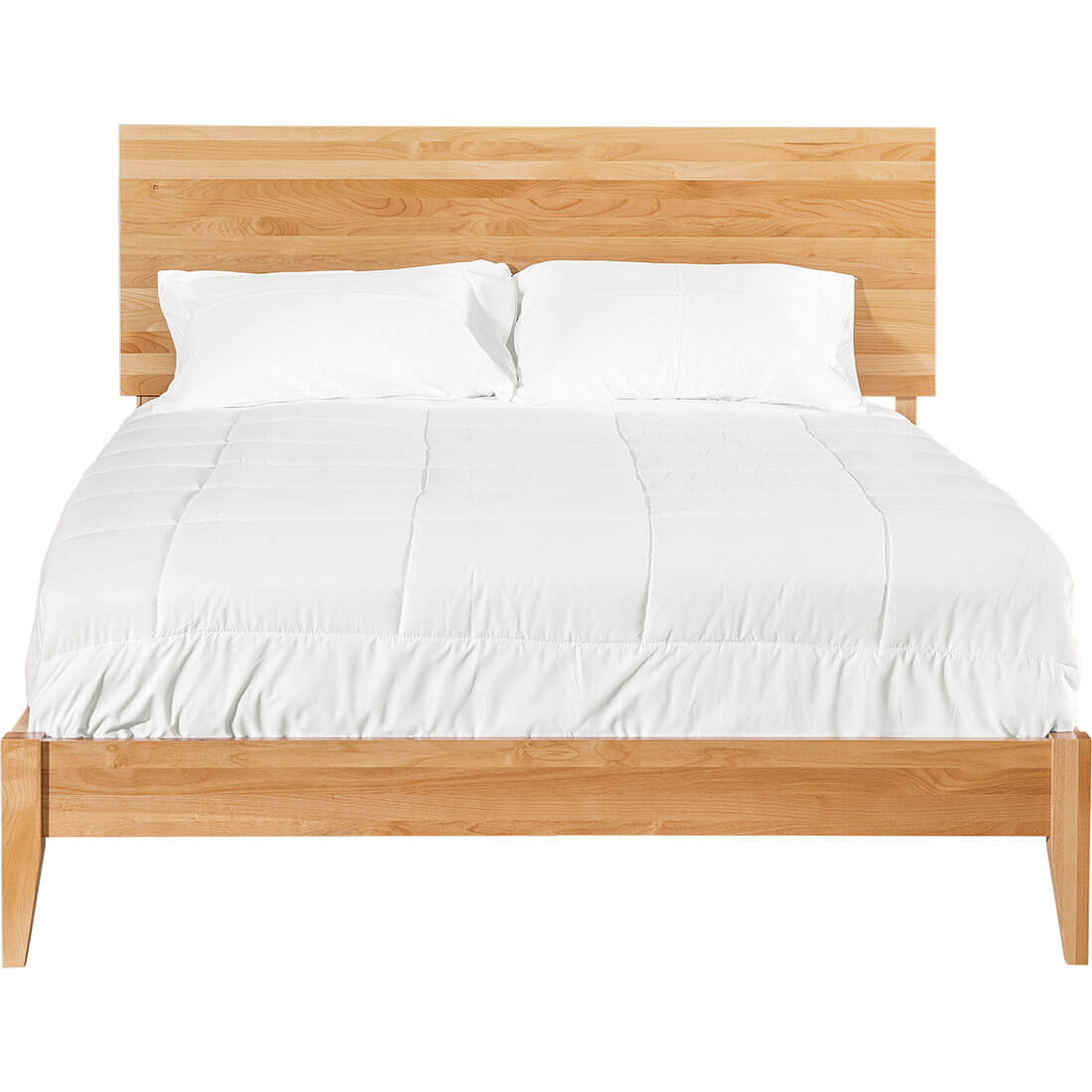 Archbold Furniture 2 West Modern Platform Queen Bed Front View