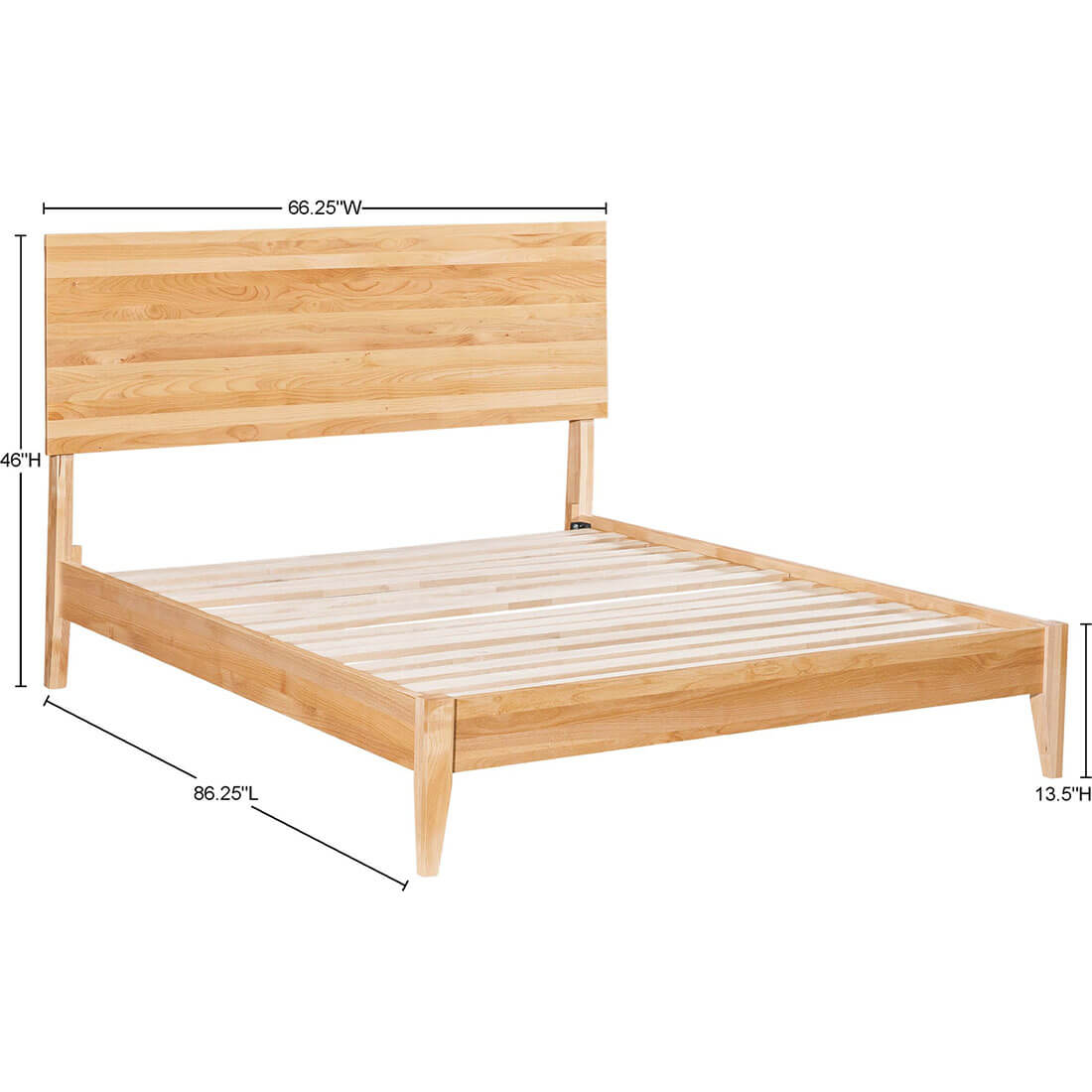 Archbold Furniture 2 West Modern Platform Queen Bed Specs