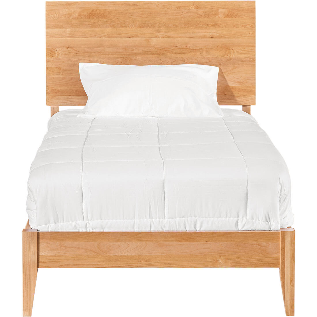 Archbold Furniture 2 West Modern Platform Twin Bed Front View