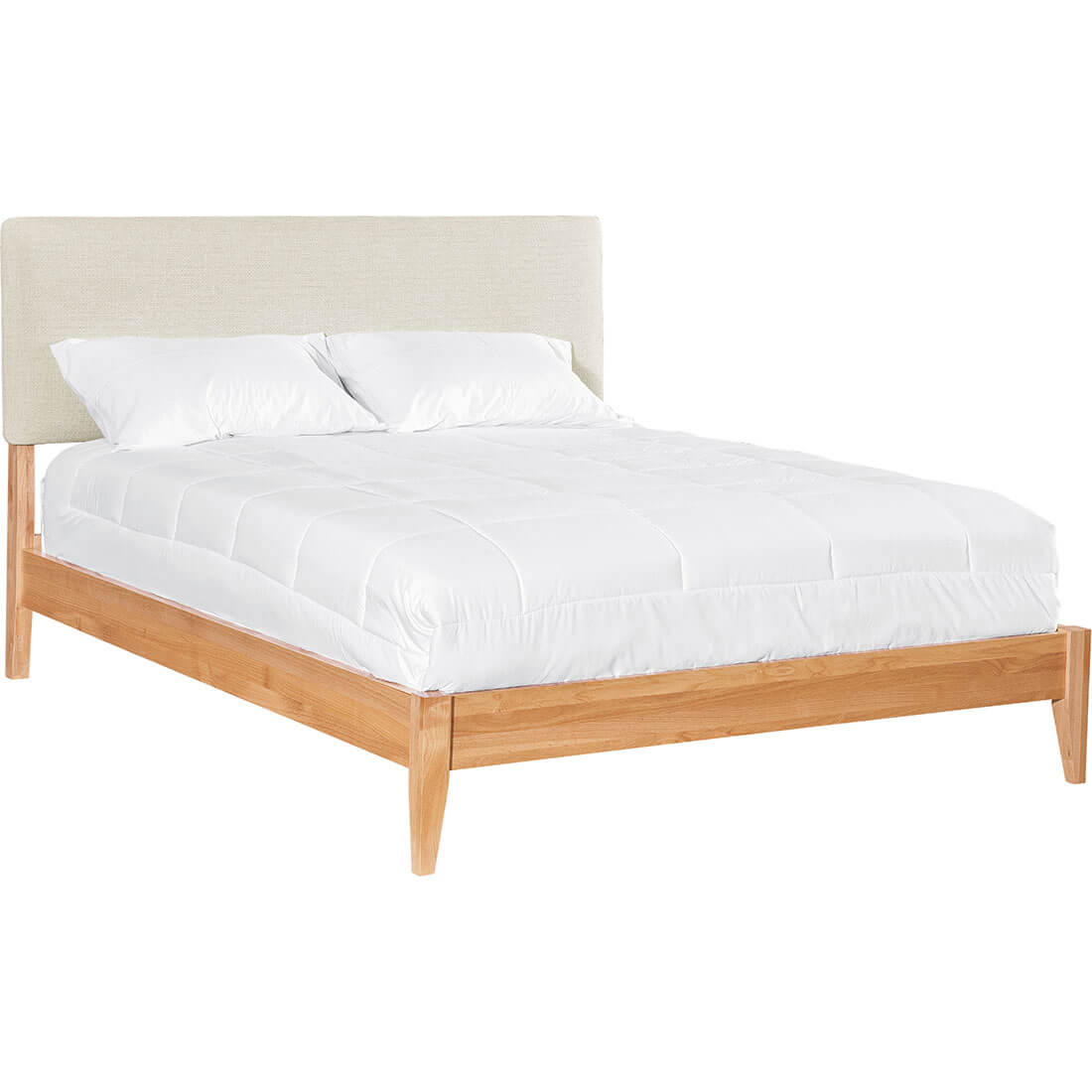Archbold Furniture 2 West Modern Platform Upholstered Cal King Bed 63399 633993 633994