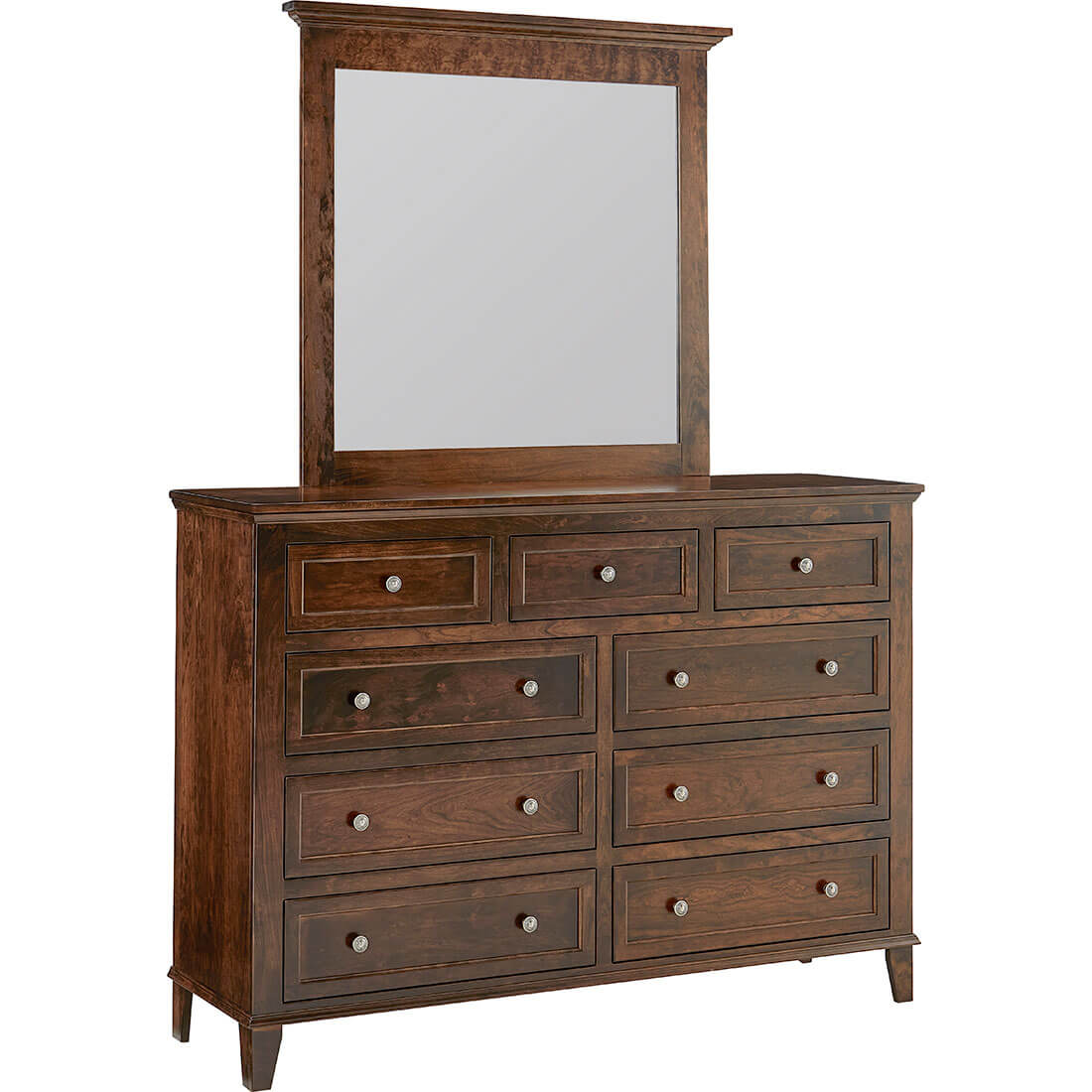Archbold Furniture Amish Essentials Belmont 9 Drawer Dresser 2