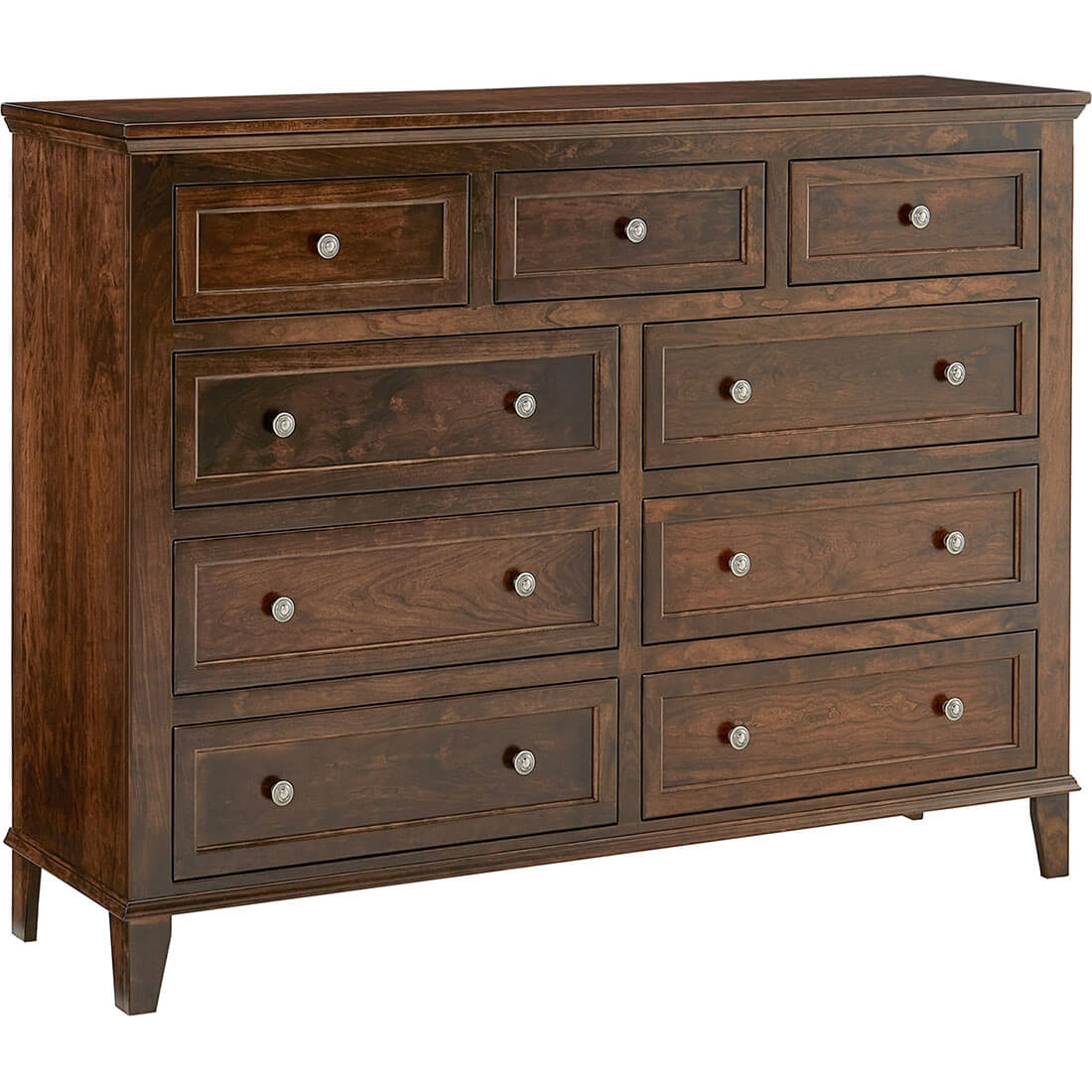 Archbold Furniture Amish Essentials Belmont 9 Drawer Dresser 32091