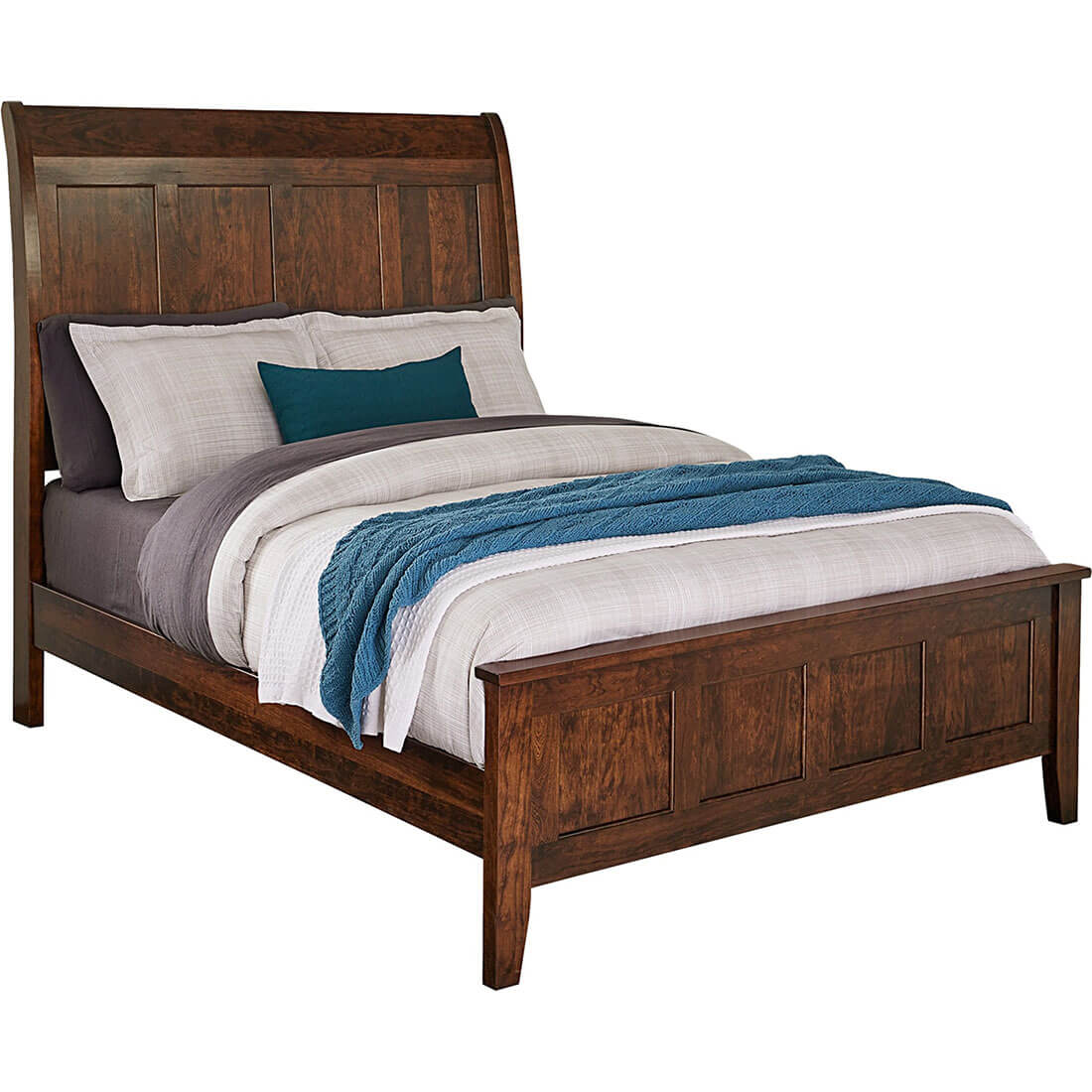 Archbold Furniture Amish Essentials Belmont Sleigh King Headboard 2