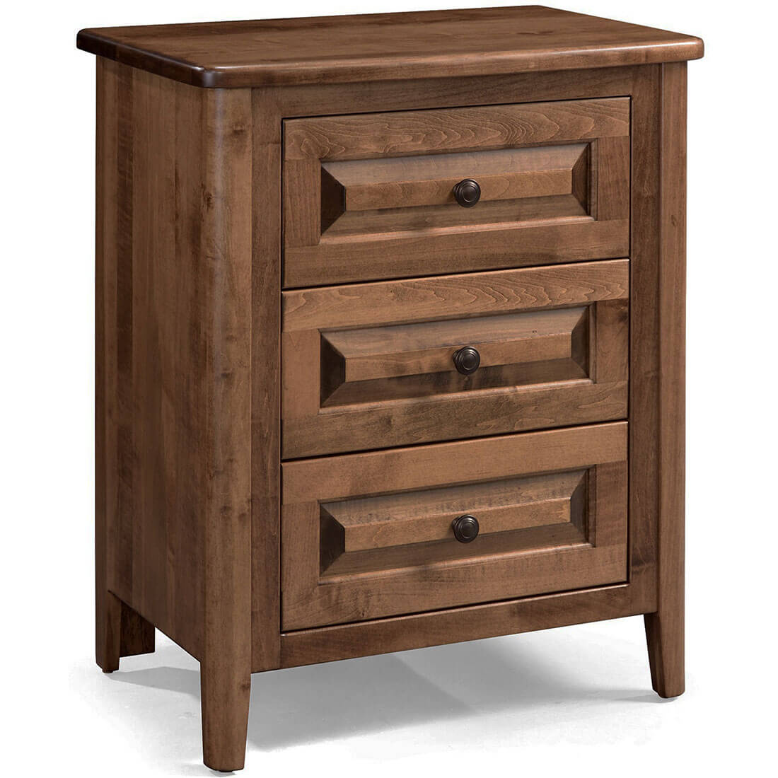 Archbold Furniture Amish Essentials Carson 3 Drawer Nightstand 2