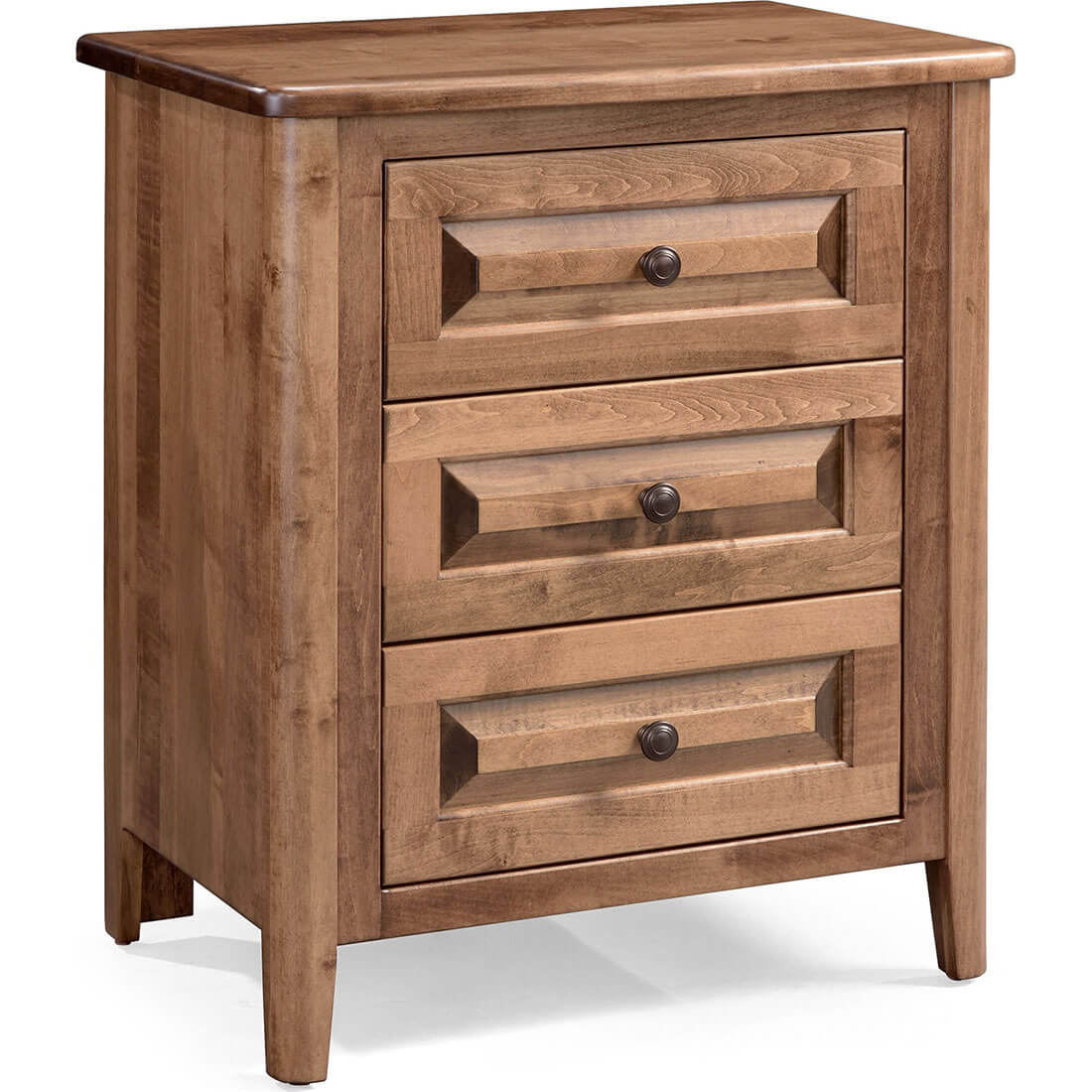 Archbold Furniture Amish Essentials Carson 3 Drawer Nightstand 40231