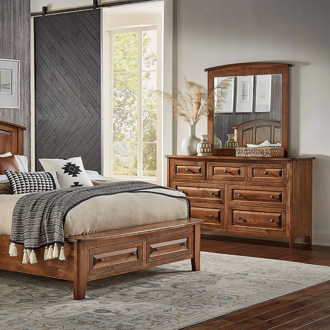 Archbold Furniture Amish Essentials Carson 7 Drawer Dresser 2