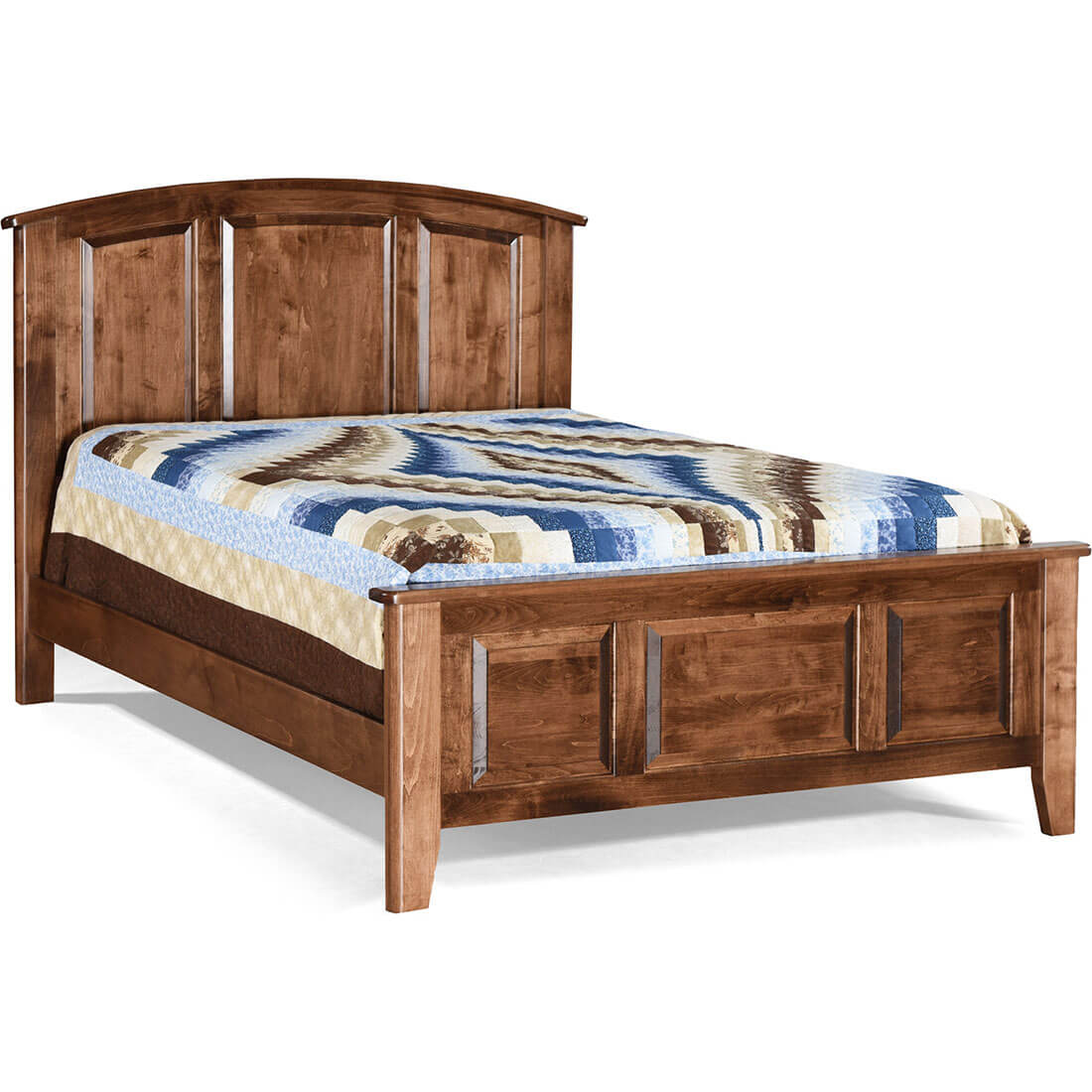 Archbold Furniture Amish Essentials Carson Arched Panel King Bed 40299 402991