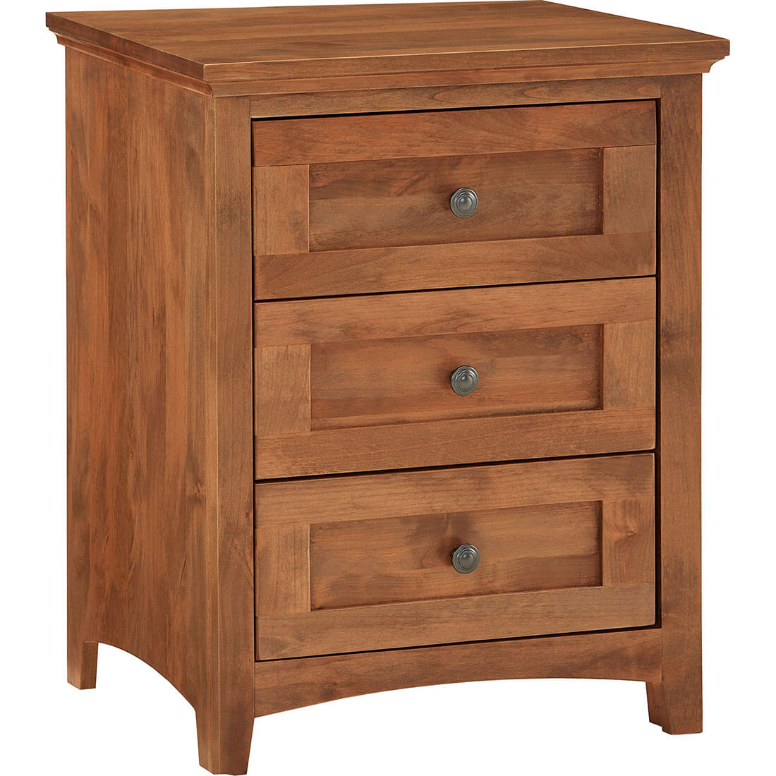 Archbold Furniture Emmerson 3 Drawer Wide Nightstand 2