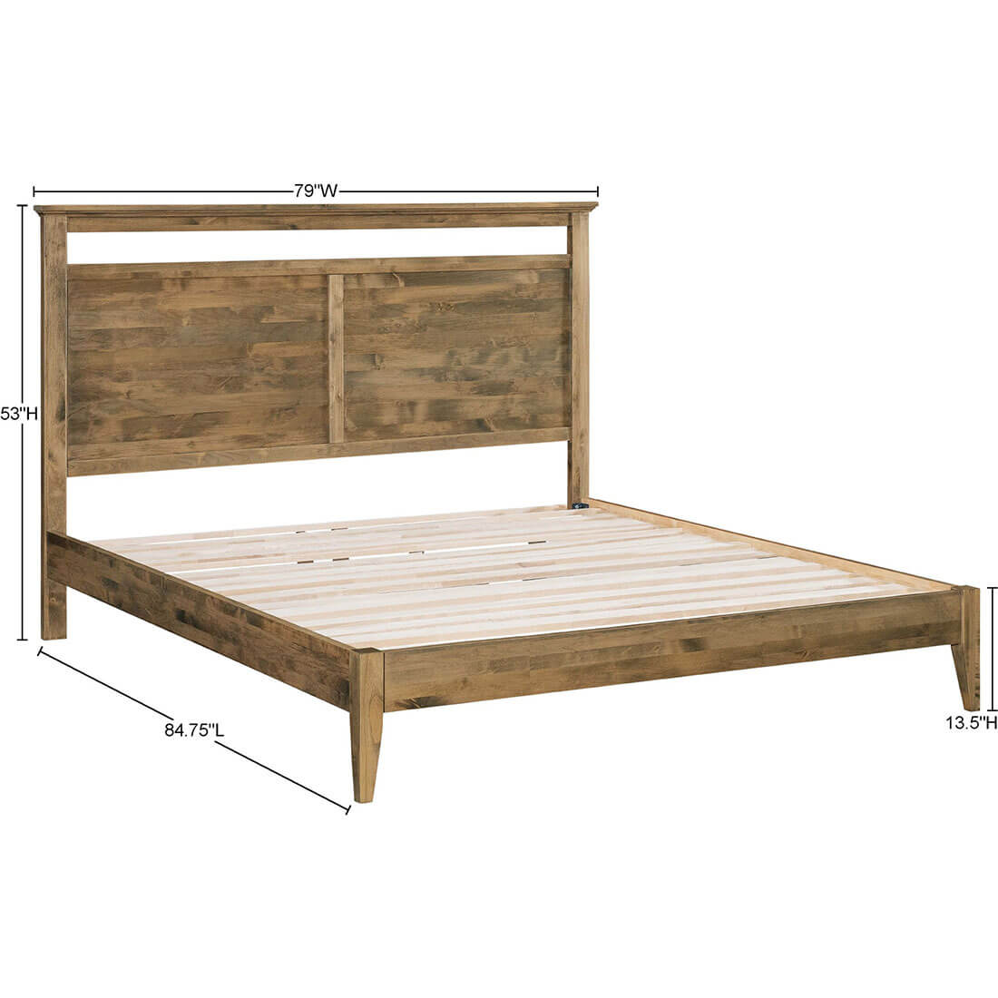 Archbold Furniture Emmerson King Bed Low Footboard Specs