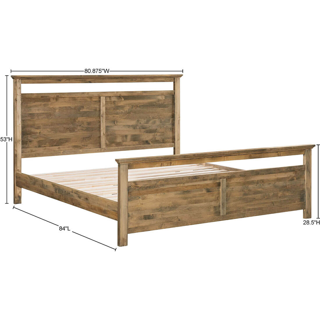 Archbold Furniture Emmerson King Bed Tall Footboard Specs