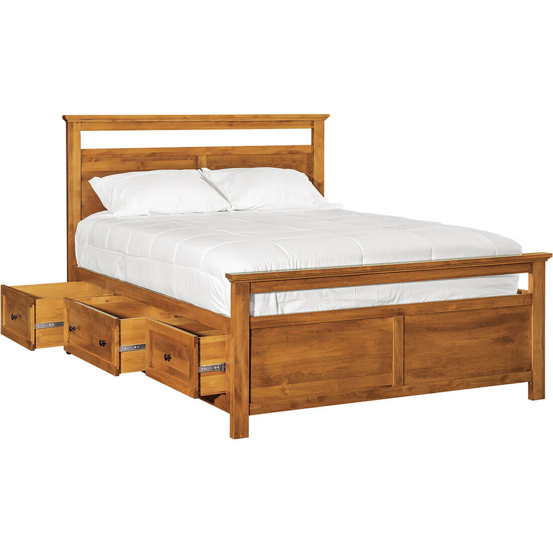 Archbold Furniture Emmerson Queen Bed Storage Pedestals 67298 67320 62370