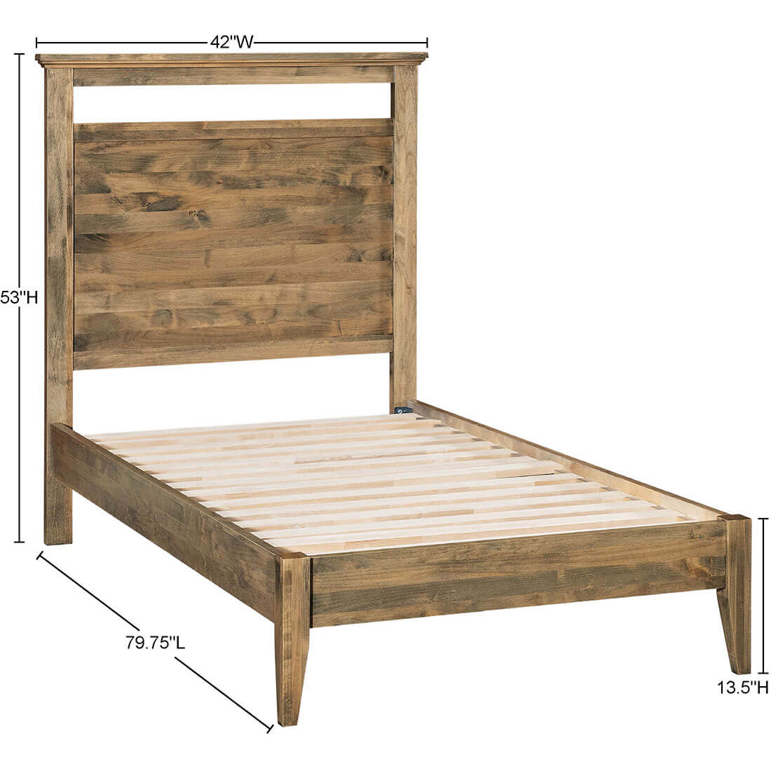 Archbold Furniture Emmerson Twin Bed Low Footboard Frame