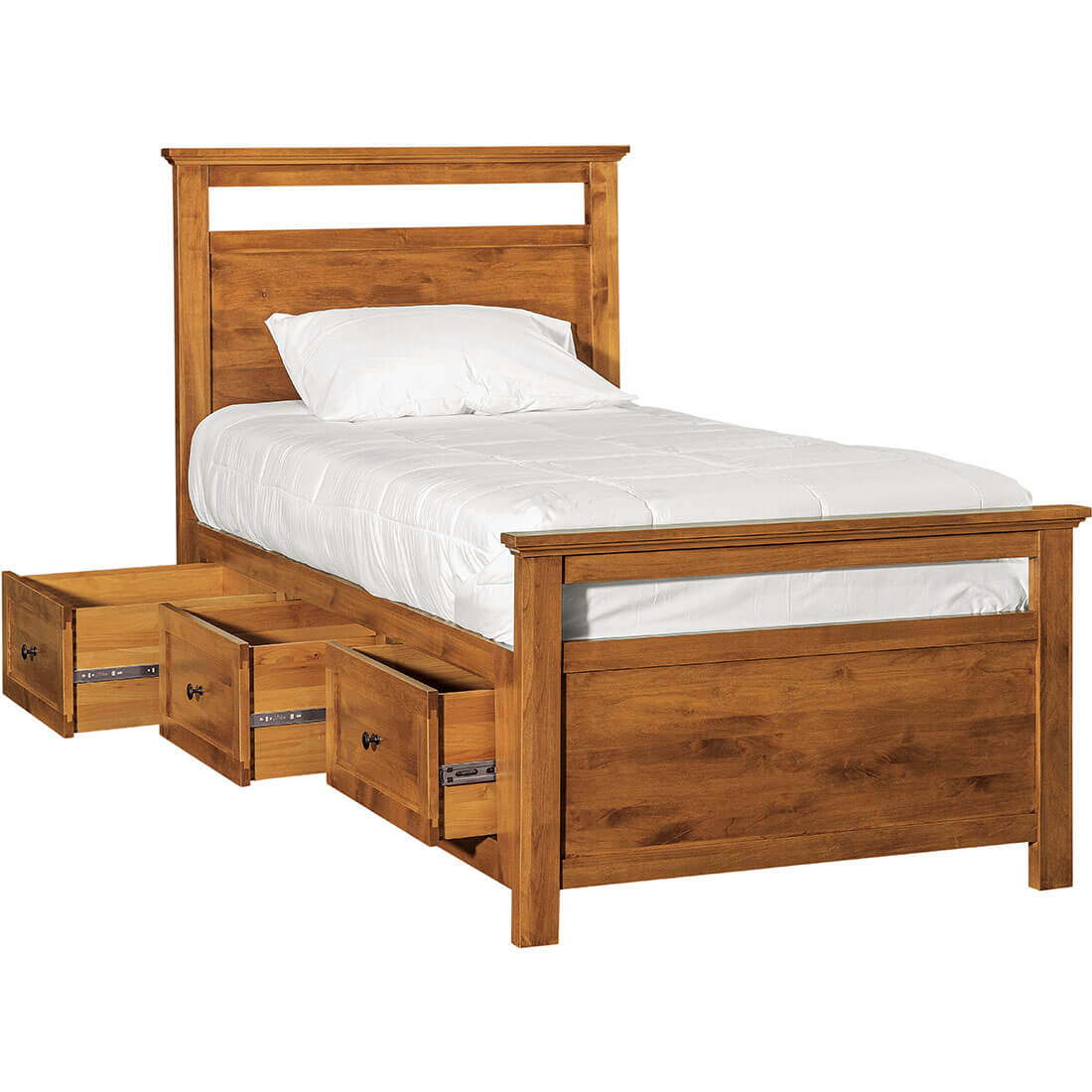 Archbold Furniture Emmerson Twin Bed Storage Pedestals 67278 T67220