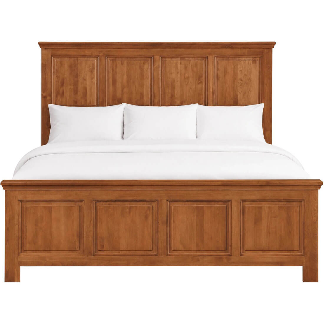 Archbold Furniture Heritage Raised Panel King Bed Tall Footboard 2