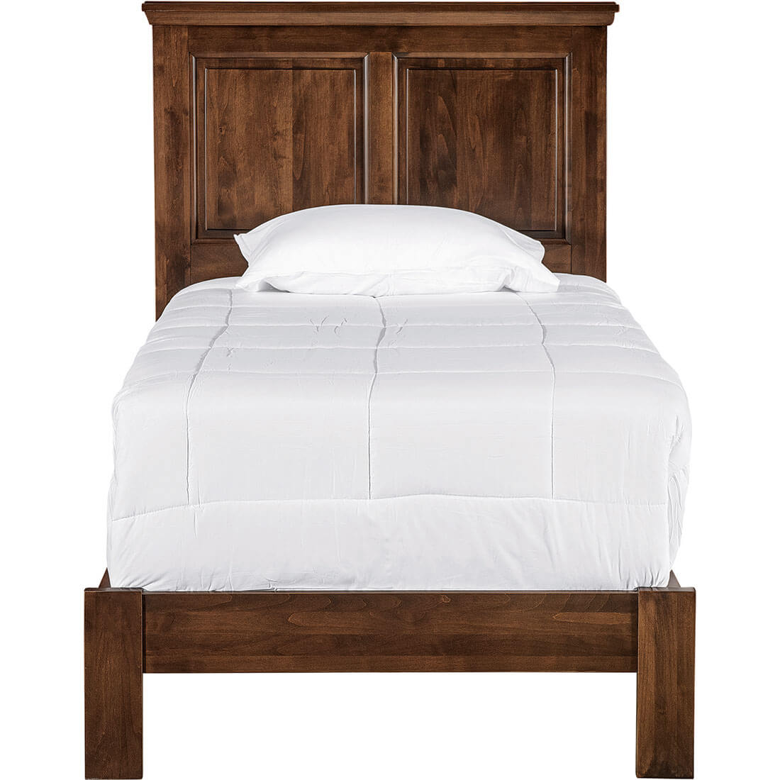 Archbold Furniture Heritage Raised Panel Twin Headboard Front View