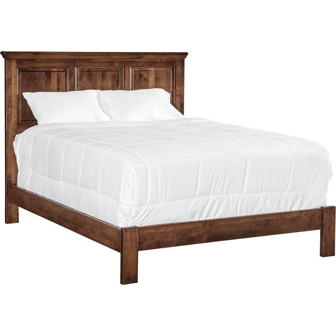 Archbold Furniture Heritage Raised Panel Queen Bed Low Footboard 61298 612981