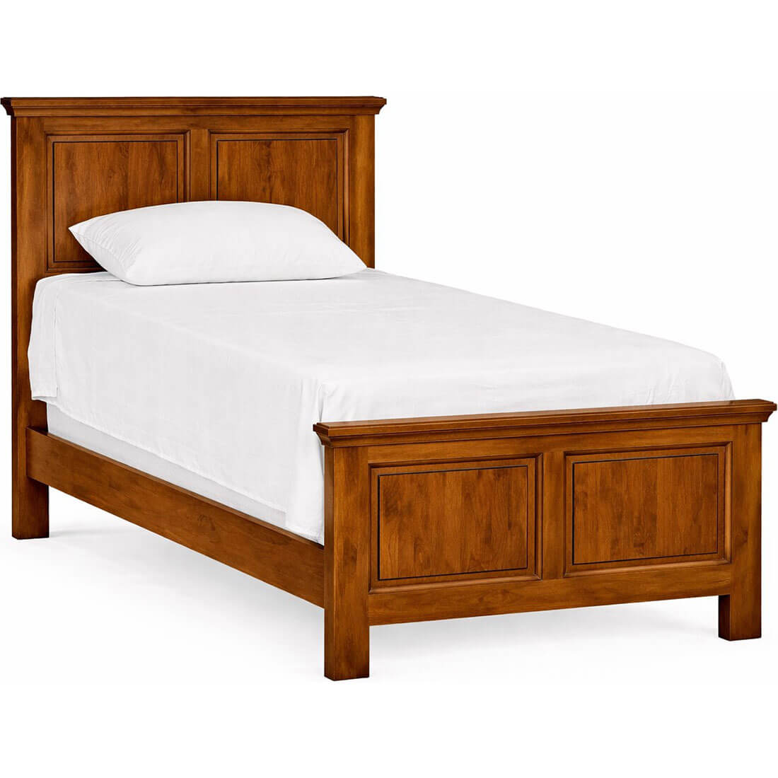 Archbold Furniture Heritage Raised Panel Twin Bed Tall Footboard 61178 61078 612781