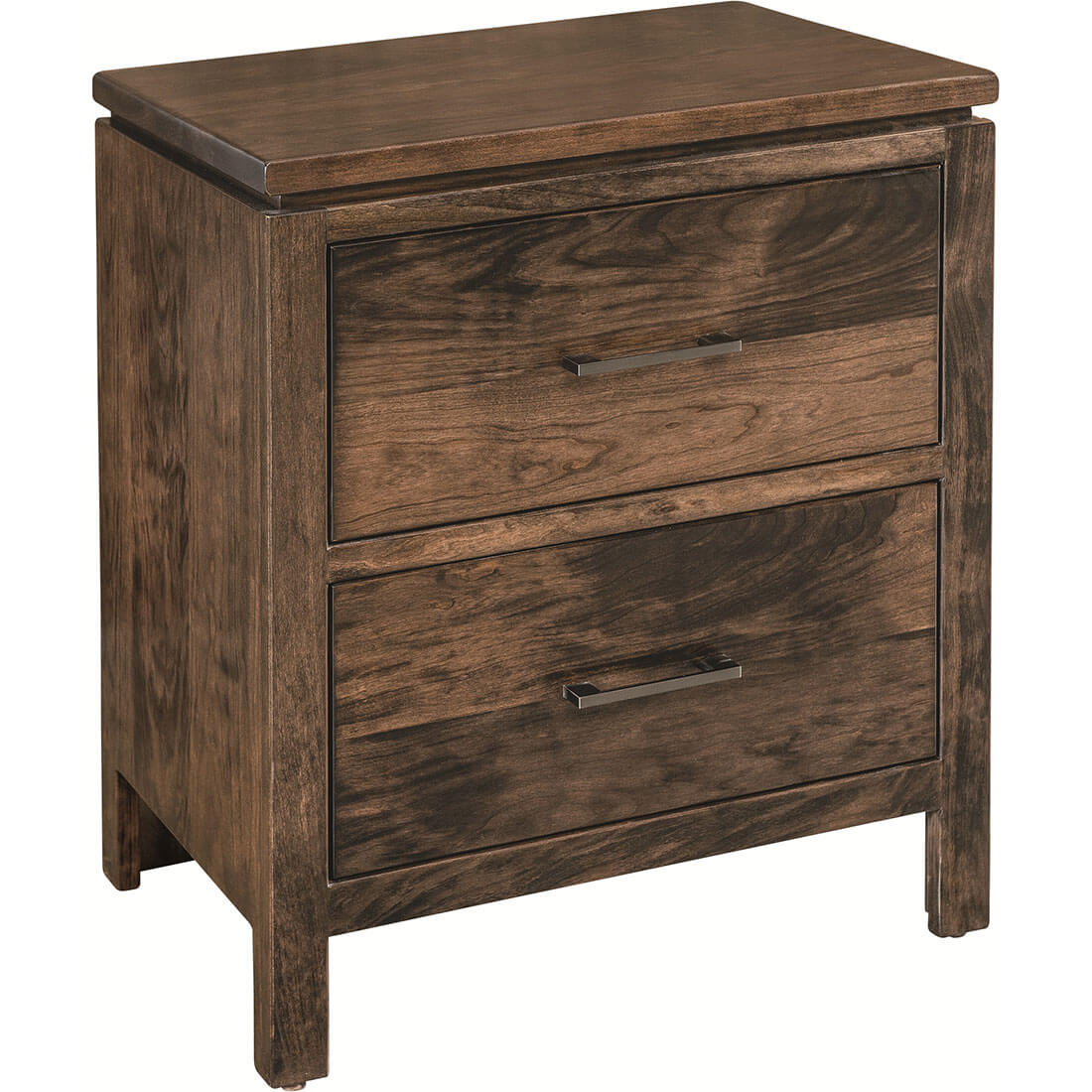 Archbold Furniture Amish Essentials Maverick 2 Drawer Nightstand 2