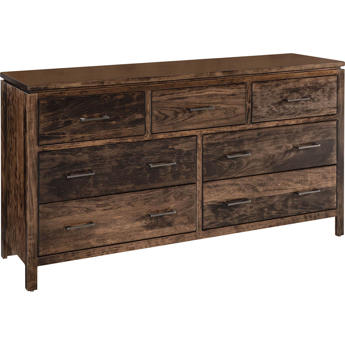 Archbold Furniture Amish Essentials Maverick 7 Drawer Dresser 2