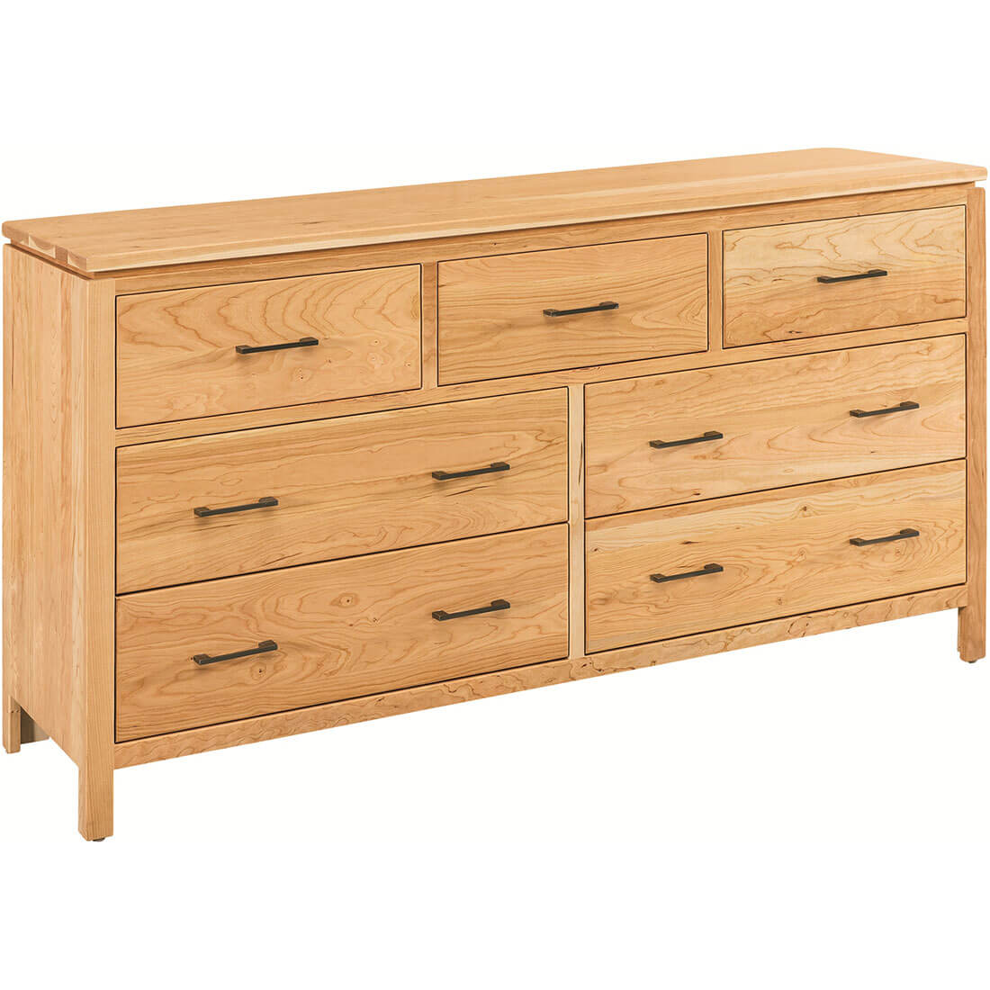 Archbold Furniture Amish Essentials Maverick 7 Drawer Dresser 33071