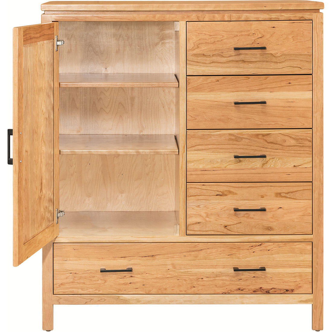 Archbold Furniture Amish Essentials Maverick Chifforobe Feature