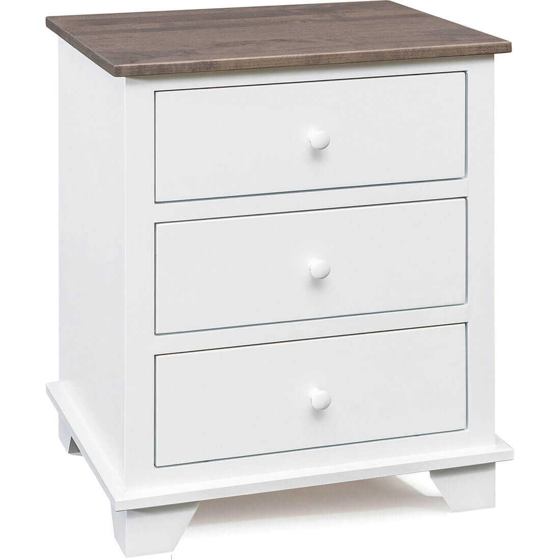 Archbold Furniture Portland 3 Drawer Wide Nightstand 51231