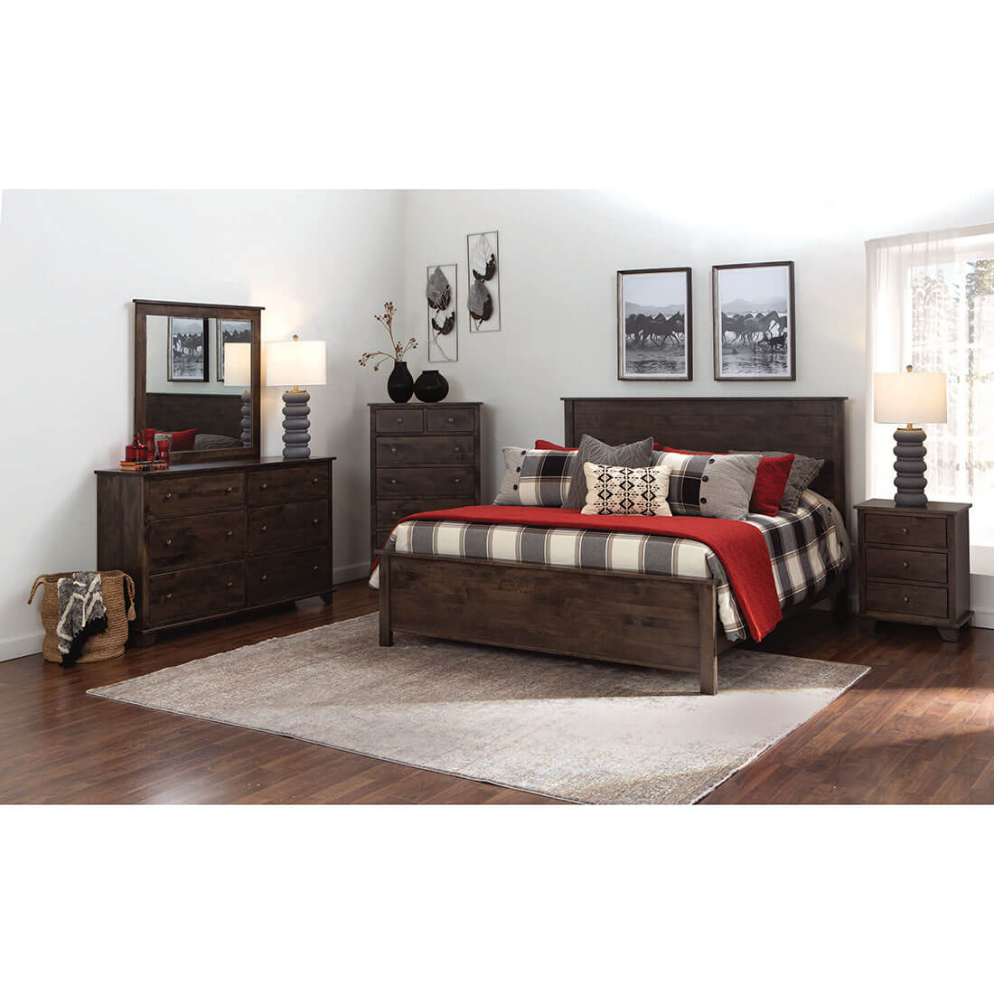 Archbold Furniture Portland Shiplap Full Bed Bedroom Collection
