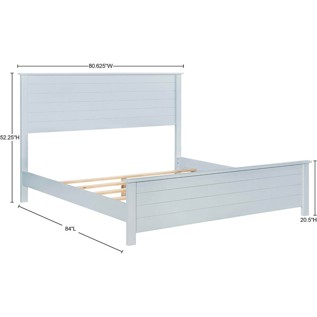 Archbold Furniture Portland Shiplap King Headboard Frame