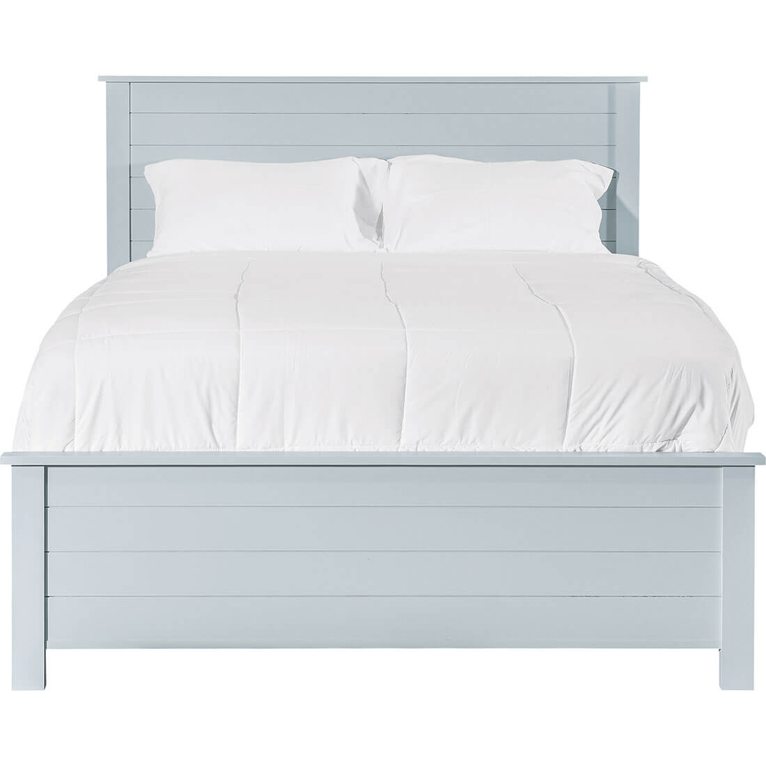 Archbold Furniture Portland Shiplap Queen Bed Front View