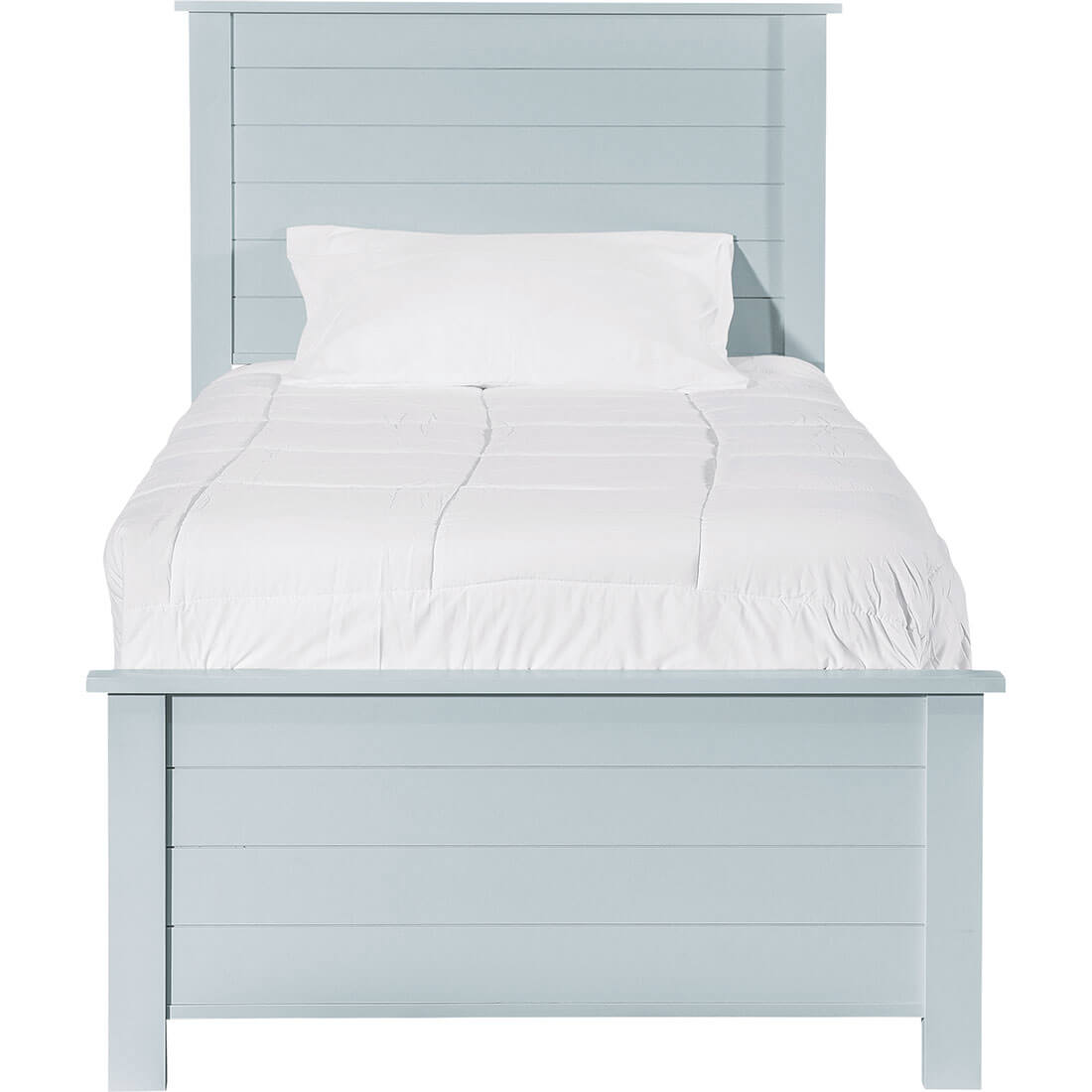 Archbold Furniture Portland Shiplap Twin Bed Front View