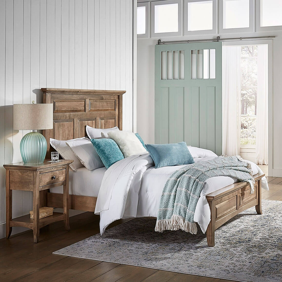 Archbold Furniture Amish Essentials Provence King Headboard Bedroom Collection