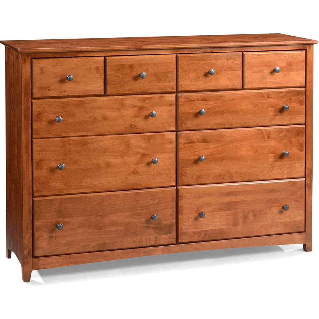 Archbold Furniture Shaker 10 Drawer Tall Dresser 61111