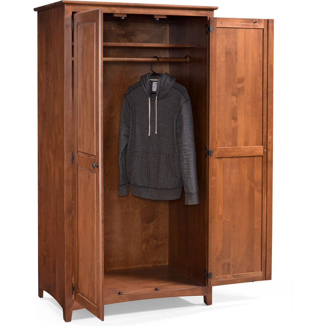 Archbold Furniture Shaker 2 Door Wardrobe Feature