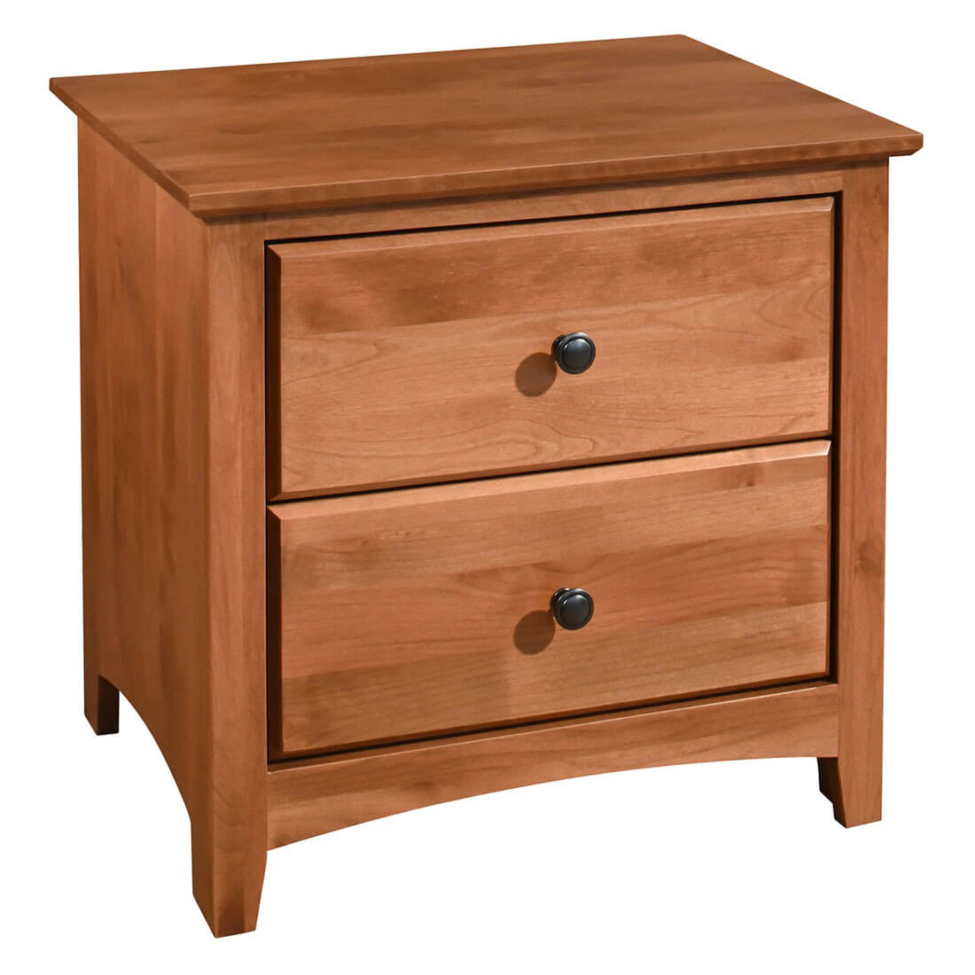 Archbold Furniture Shaker 2 Drawer Wide Nightstand 61221