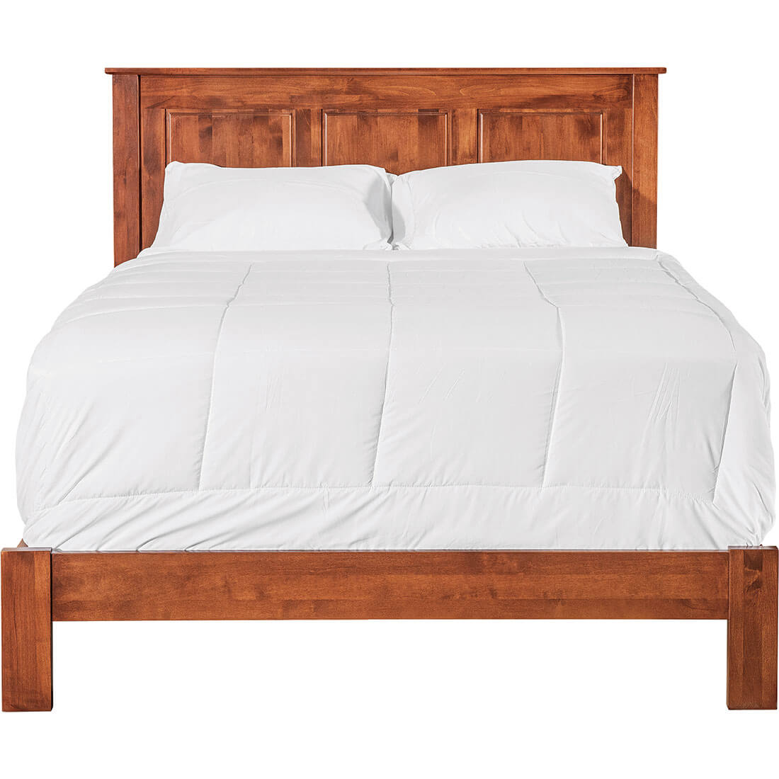 Archbold Furniture Shaker Essential Panel Queen Bed Front View