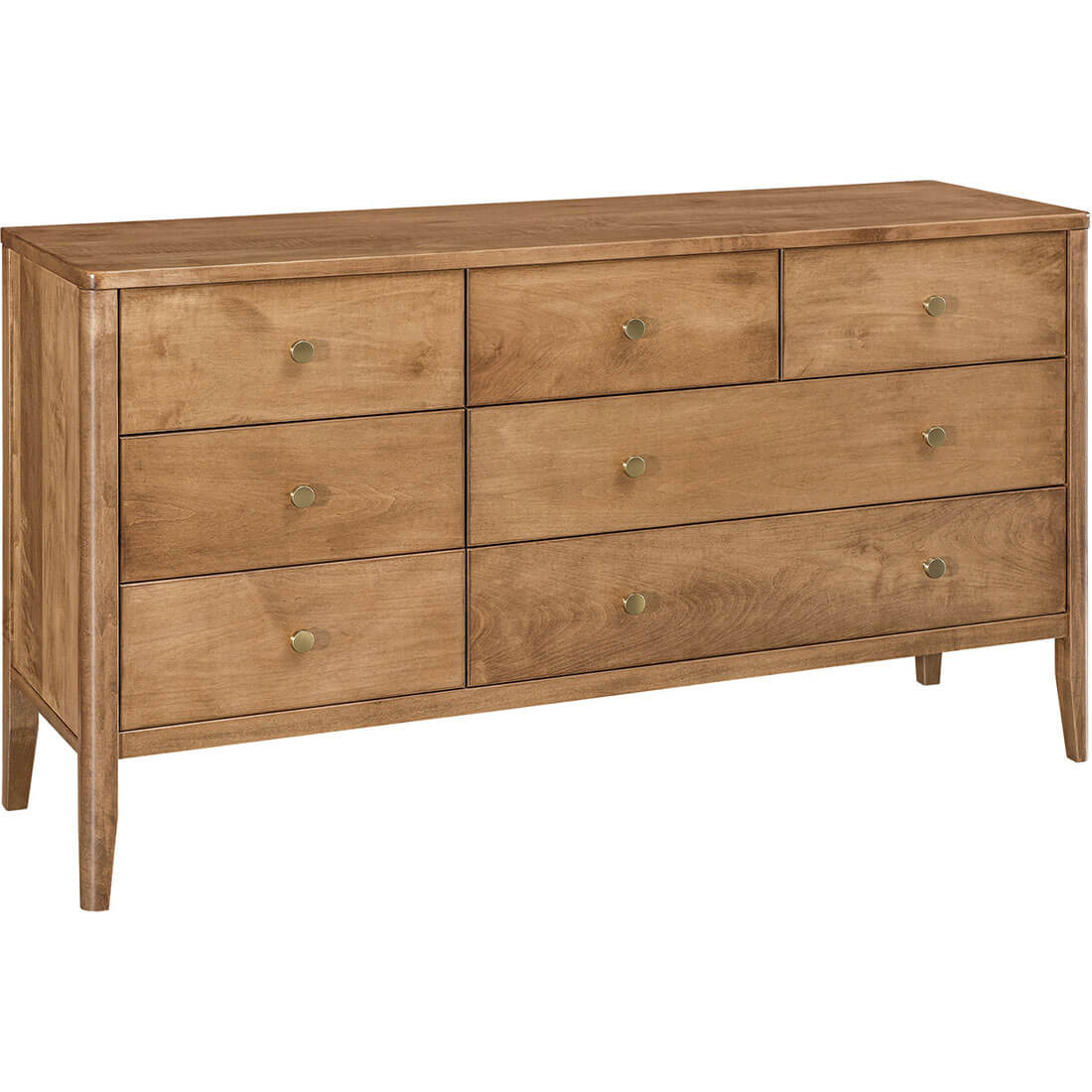 Archbold Furniture Amish Essentials Warren 7 Drawer Dresser 43071