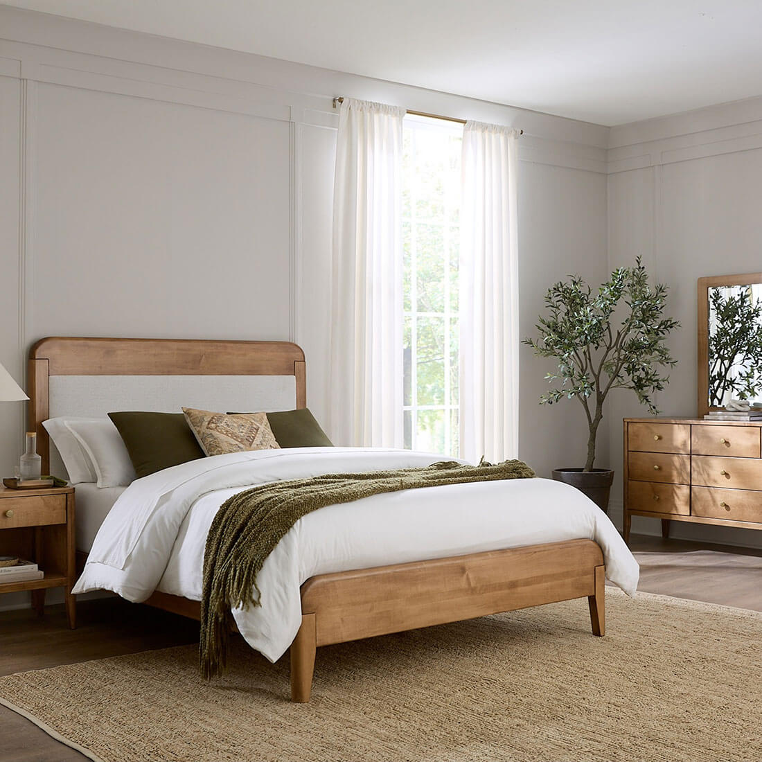 Archbold Furniture Amish Essentials Warren Platform Bed Bedroom Collection 2
