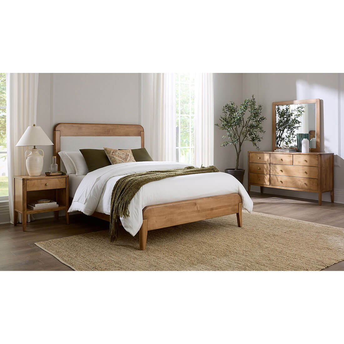Archbold Furniture Amish Essentials Warren Queen Headboard Bedroom Collection