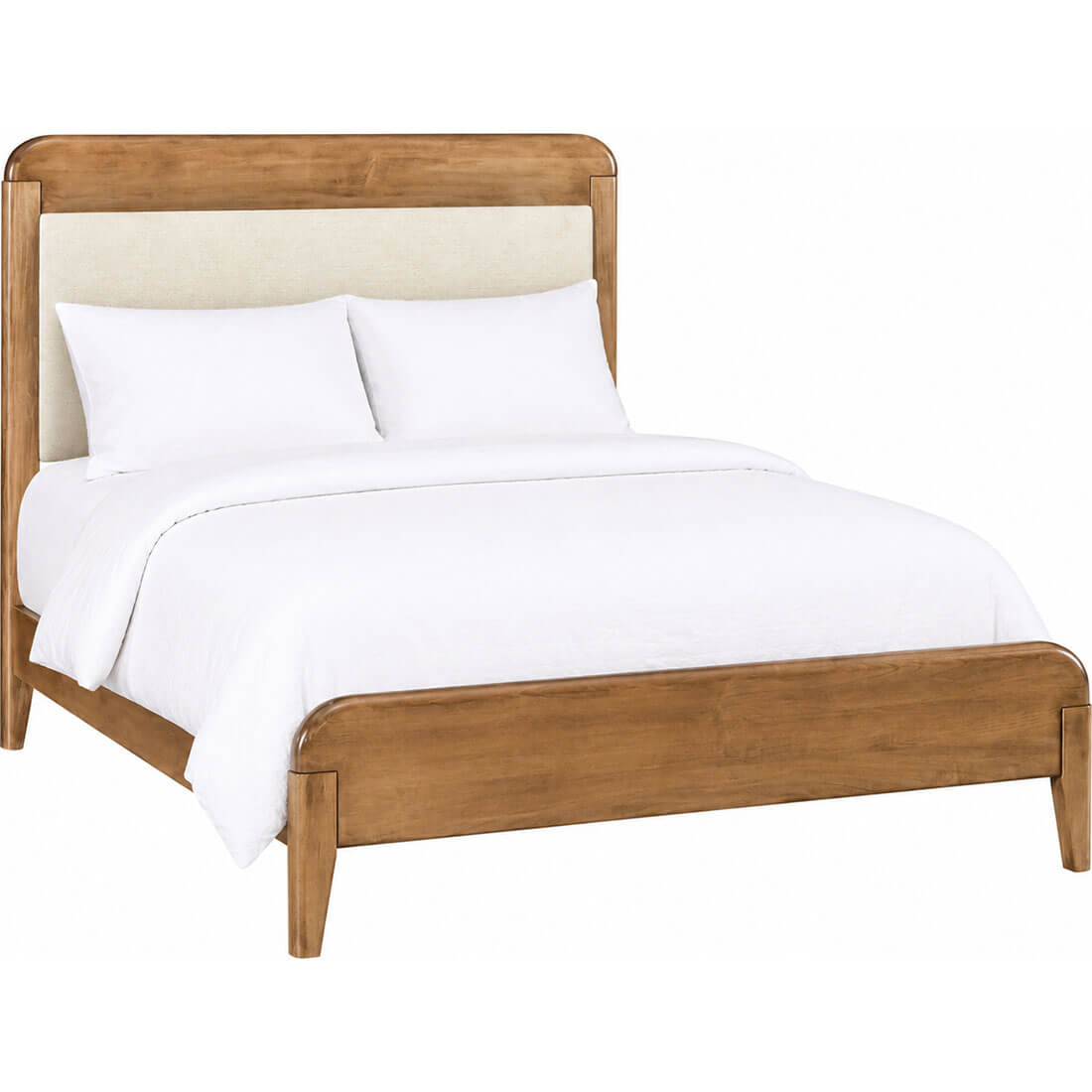 Archbold Furniture Amish Essentials Warren Upholstered Queen Headboard 2