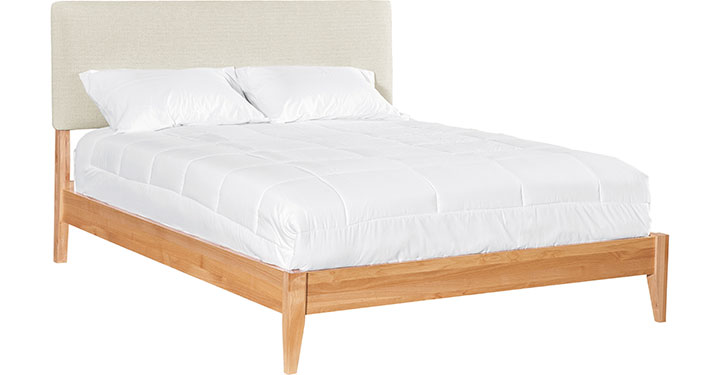 Archbold Furniture 2 West Modern Platform Upholstered Twin Bed 63278, 632783, 632784
