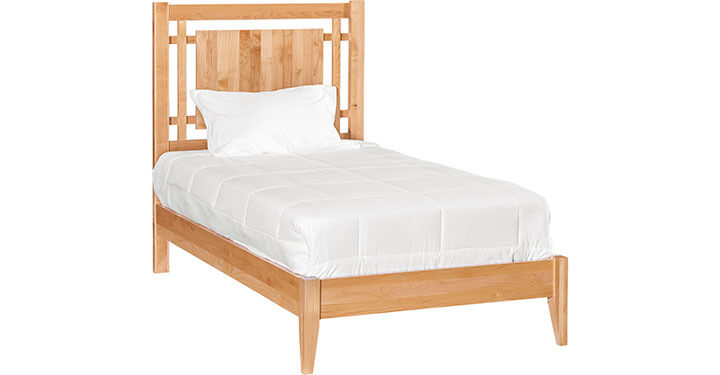 Archbold Furniture 2 West Open Panel Twin Bed 63271, 632783, 632784