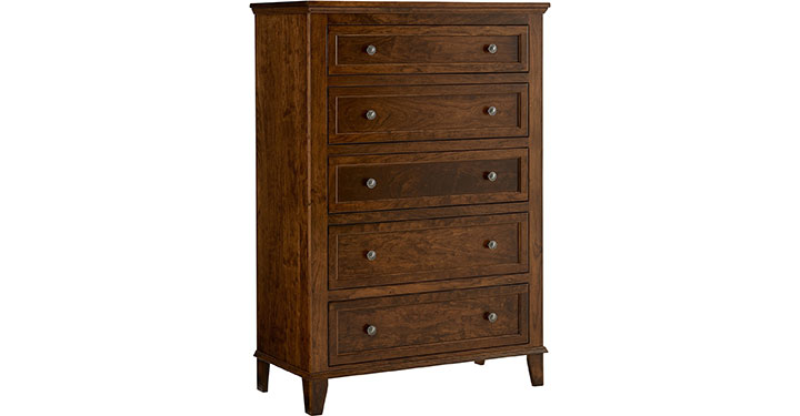 Archbold Furniture Amish Essentials Belmont 5 Drawer Chest 32251