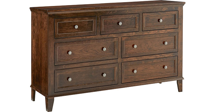 Archbold Furniture Amish Essentials Belmont 7 Drawer Dresser 32071