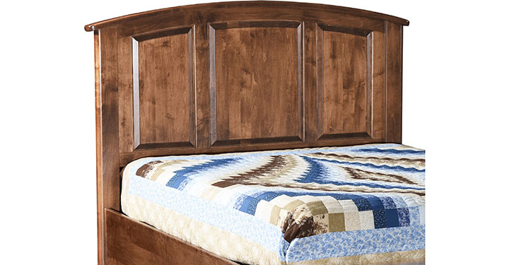 Archbold Furniture Amish Essentials Carson Arched Panel Queen Headboard 40198