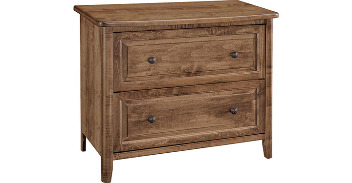 Archbold Furniture Amish Essentials Carson 2 Drawer Lateral File 4552