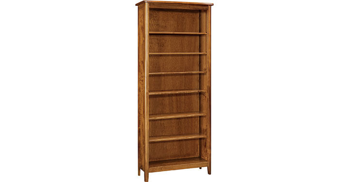 Archbold Furniture Amish Essentials Carson 36x72 Bookcase 43672