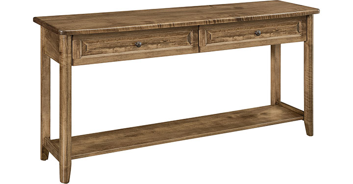 Archbold Furniture Amish Essentials Carson 60 Inch Wide Sofa Table 4822