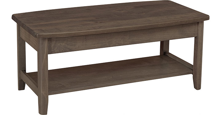 Archbold Furniture Amish Essentials Carson Rectangle Coffee Table No Drawer 4813